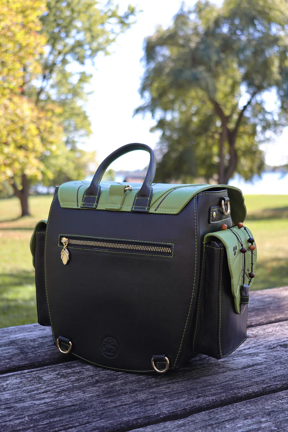 Druid Backpack | Leafy Fantasy Bag with Custom Zipper and Oak Lining, SHIPS Q2 2026 - Image 10
