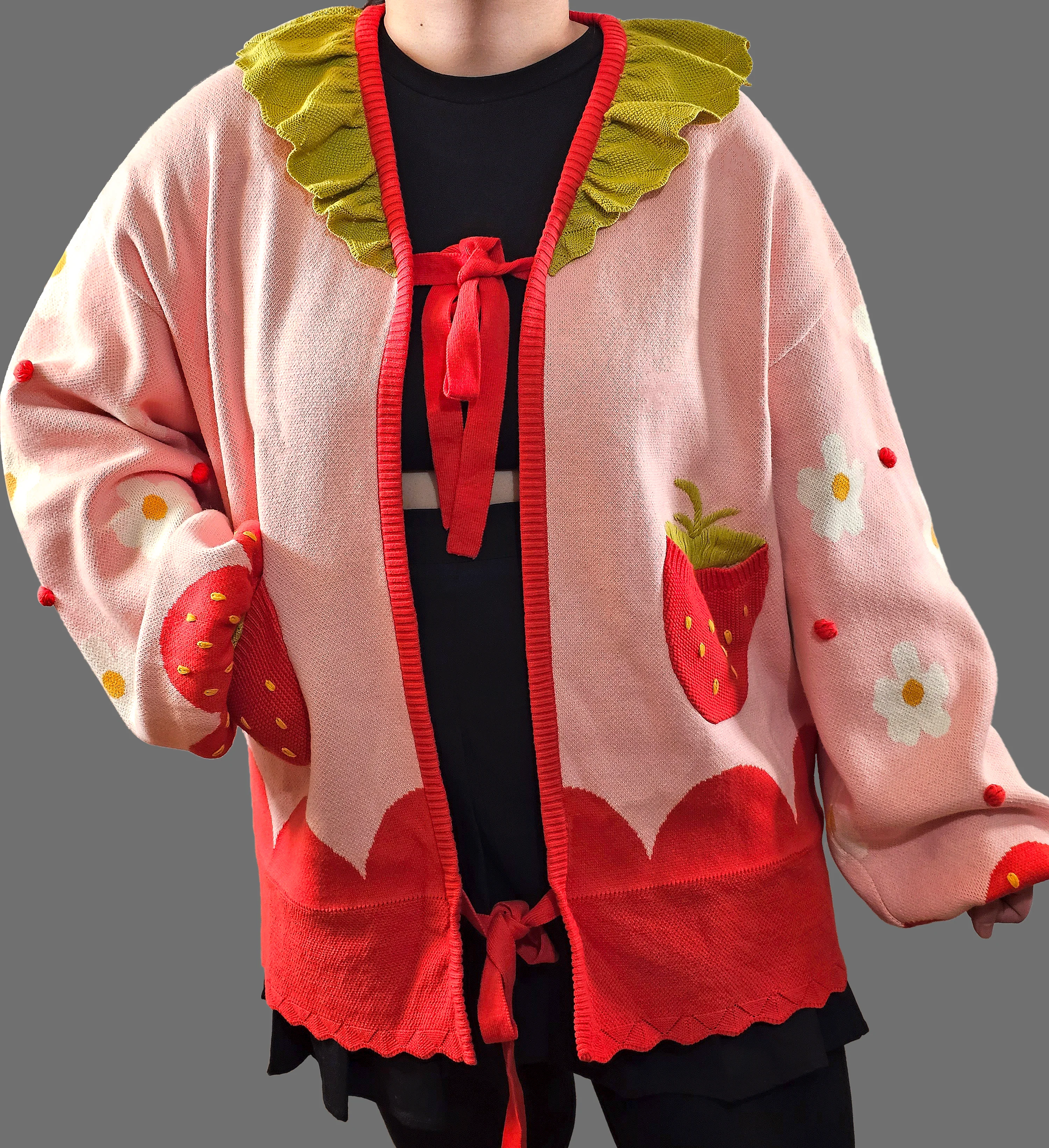 Strawberry Blossom Cardigan - Image 3
