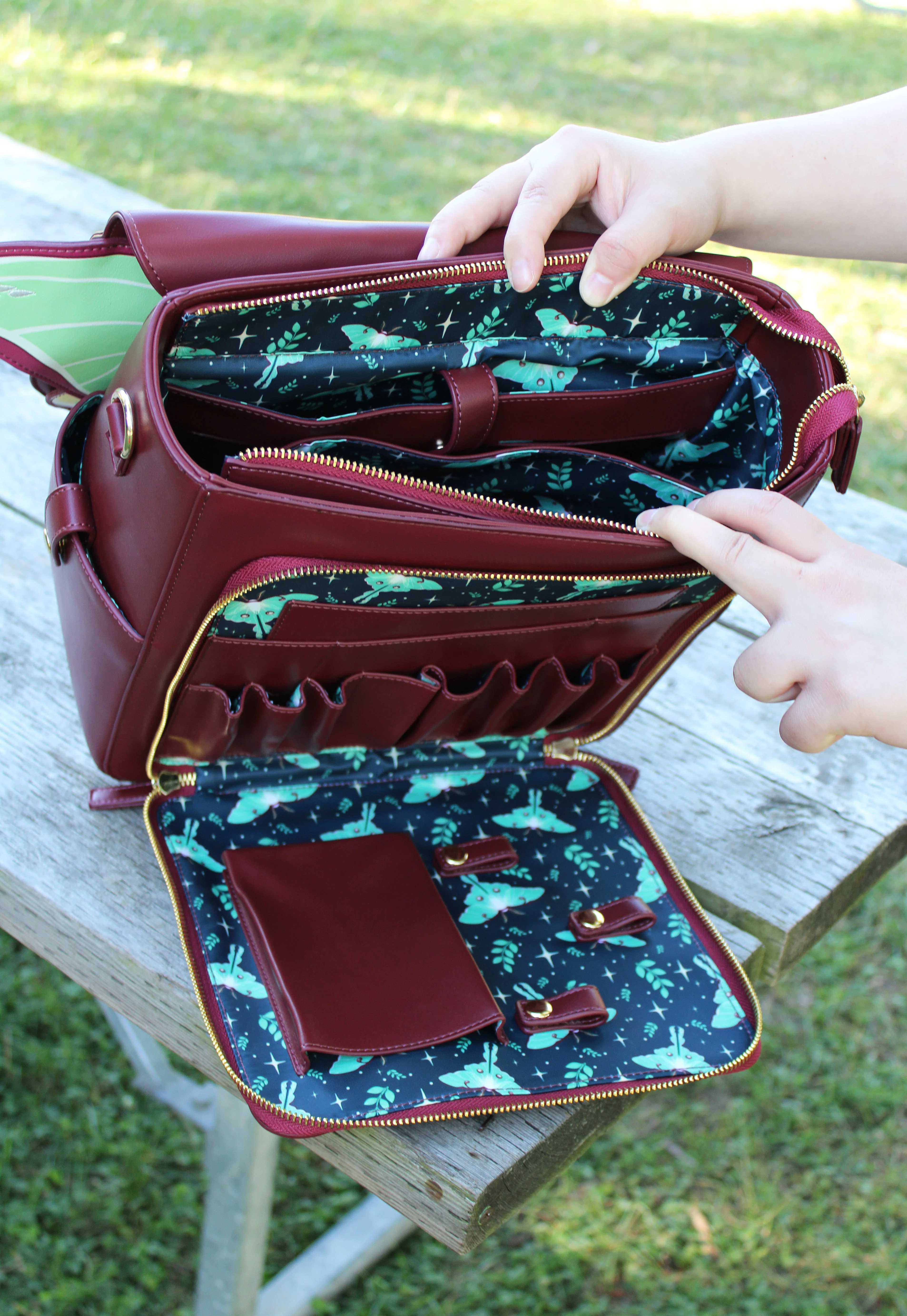 Luna Moth Convertible Bag | Spacious, Whimsical Backpack [PRE-ORDERS CLOSED, Ships Q2 2026] - Image 7