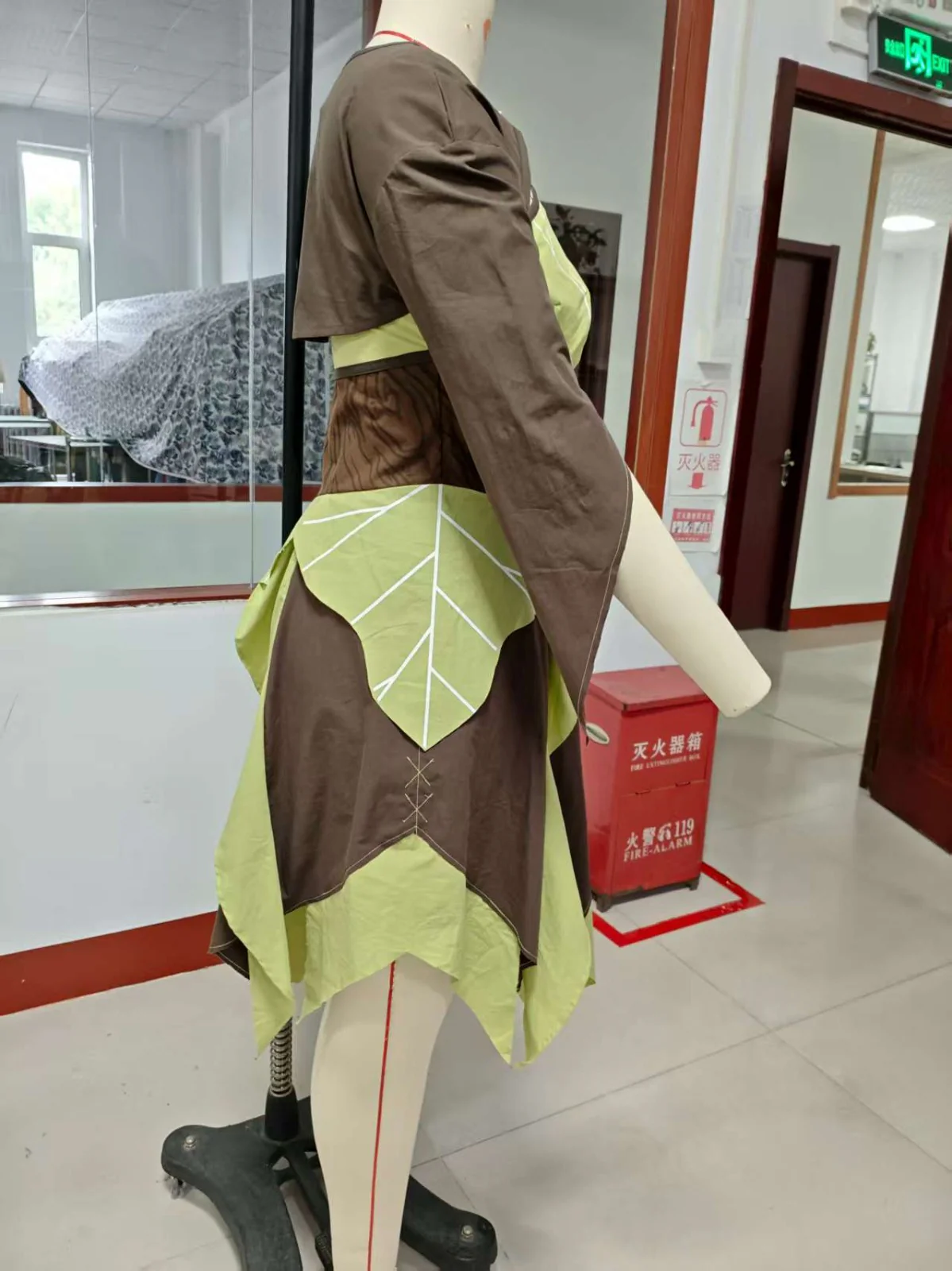 Mossy Forest Dress | Layered Woodland Fairycore Gown with Corset and Shrug [Interest Check] - Image 4