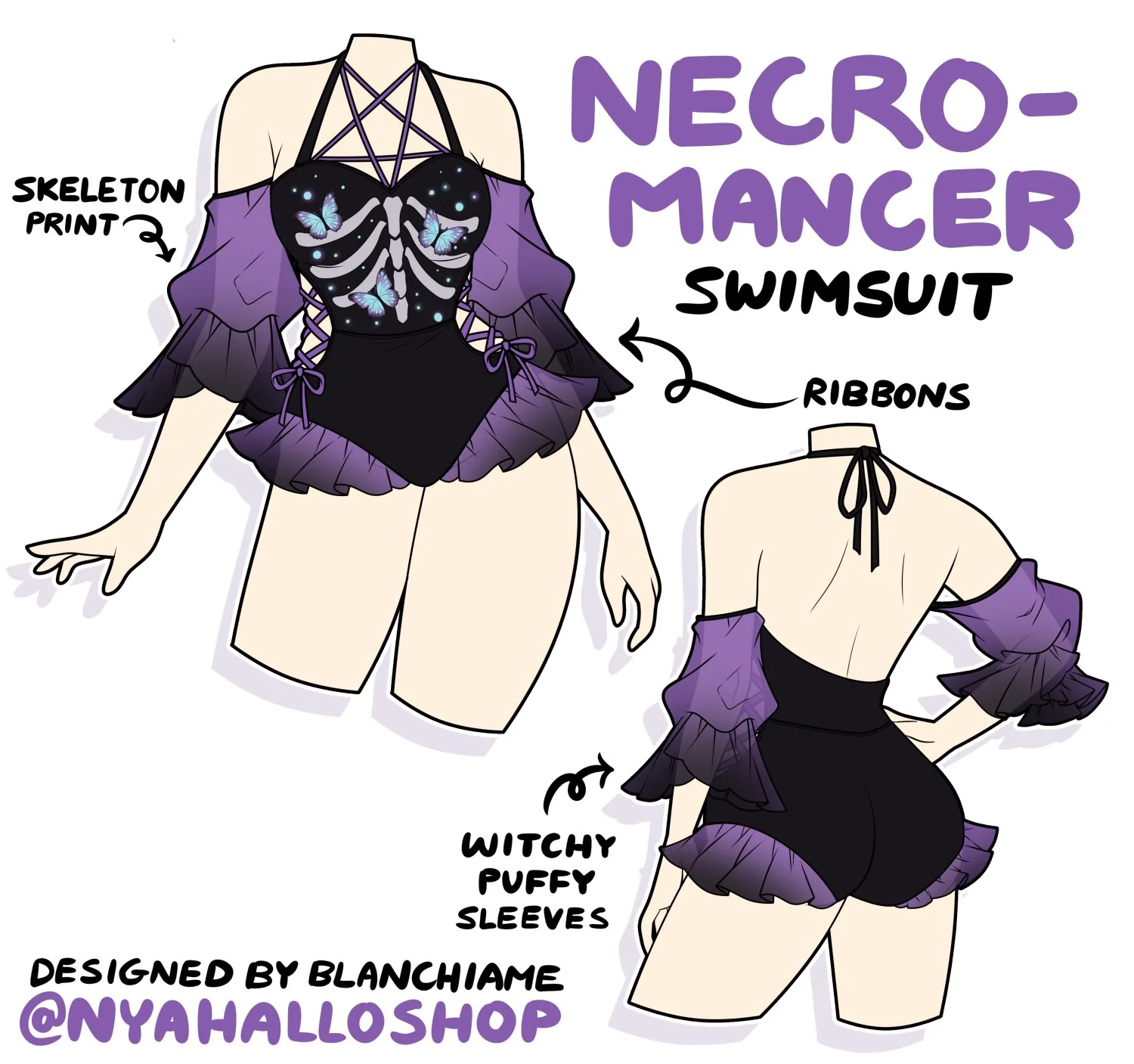 Necromancer swimsuit - Image 6