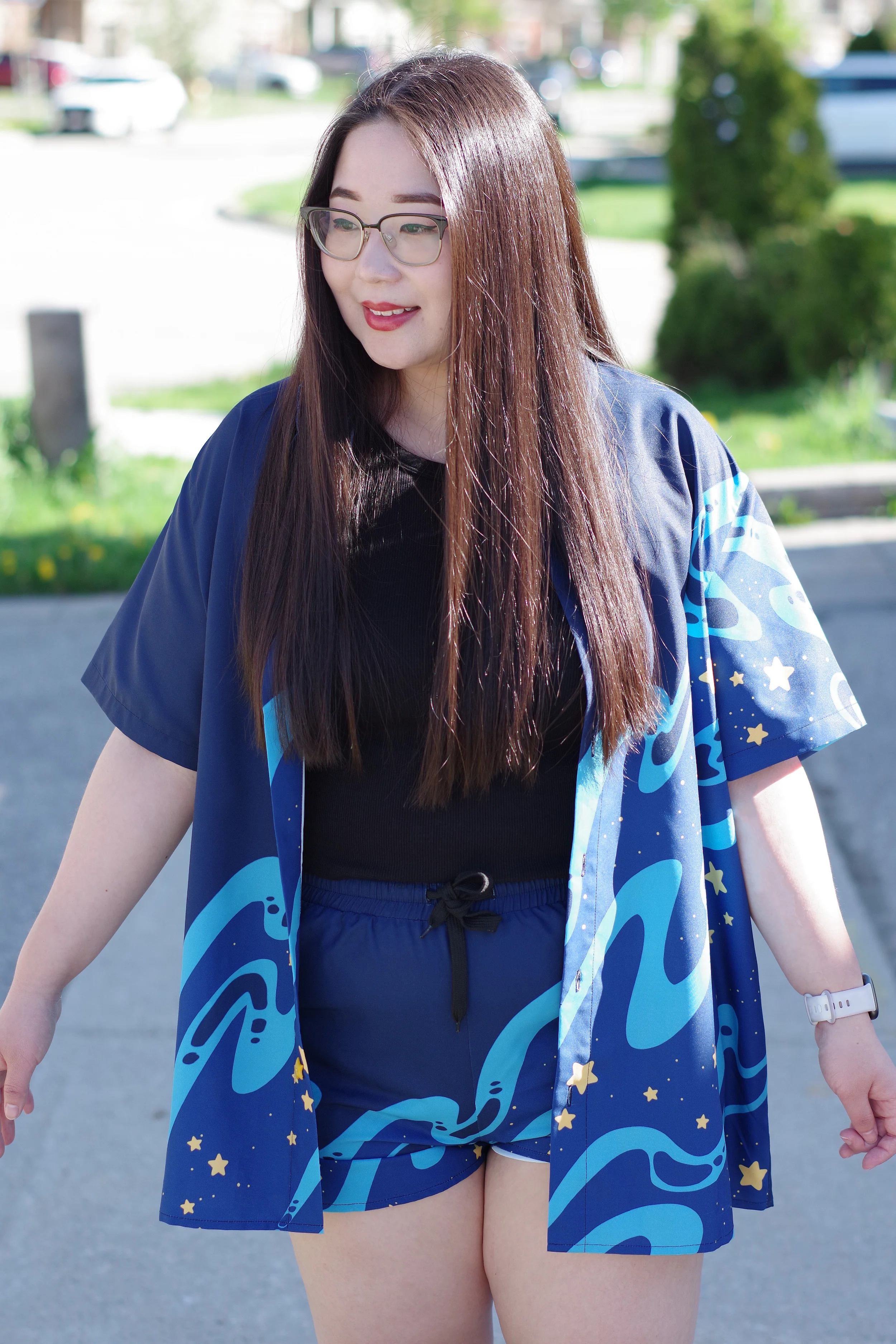 Stellar Tide Button Up Shirt UNISEX WEAR - Image 3